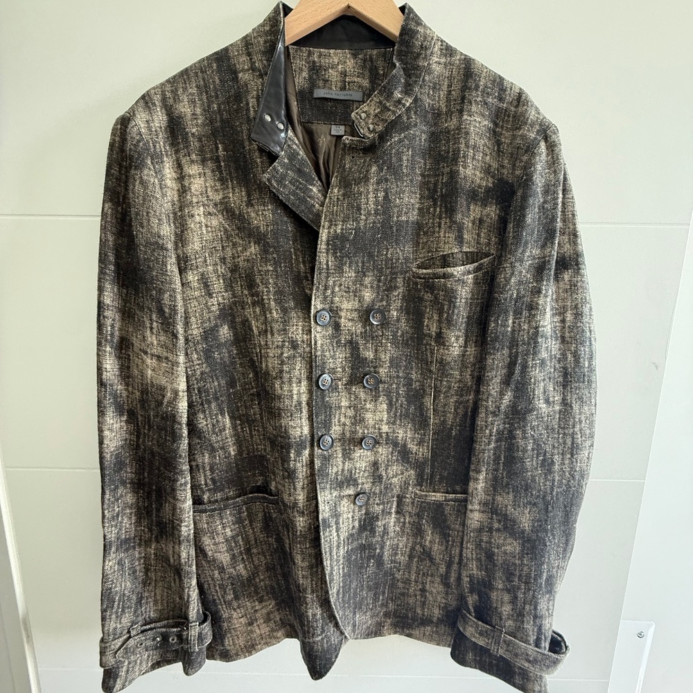 John Varvatos double breasted jacket